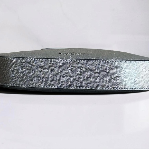 NWT Kate Spade Lunar High Glimmer Glitter Silver Shoulder Bag! NEW! - Picture 6 of 13